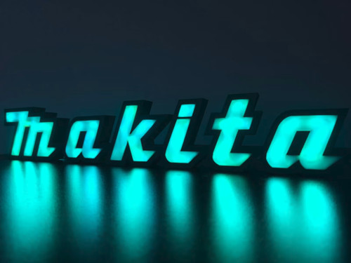 Led ähnlich makita logo - led,