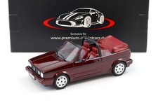 1:18 Norev VW Golf 1 Cabriolet Etienne Aigner 1990 Bordeaux red metallic - Limit