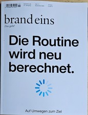 brand eins Nr. 11 - 25 # Die Routine wird neu berechnet uvm. # N