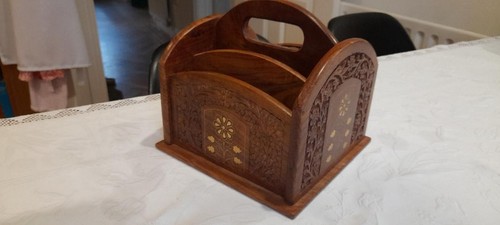 Geschnitzter holz schreibtisch - holz,