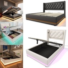 LED Doppelbett Polsterbett