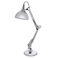 Architektenleuchte E27 Chrom H71cm Lampe Tischleuchte Büroleuchte Tisch Retro