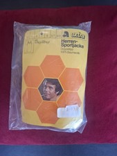 Herren Axel- Unterhemd Gr 7 in grau, Baumwolle, Doppelripp 