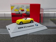 Herpa BMW Z3 roadster Gelb m. Alpina Felgen Unikat/Eigenbau Gebraucht OVP