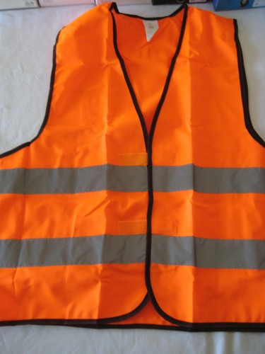 Warnweste orange en471 - warnweste, klasse