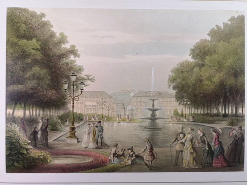 Große chromolithographie von - große,