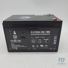 SIGA Akku 15Ah 12V Blei Gel Batterie 10Ah 12Ah 12V Elektro Fahr... Pheaton 15-12