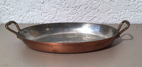 Kupferpfanne verzinnt oval - ?,