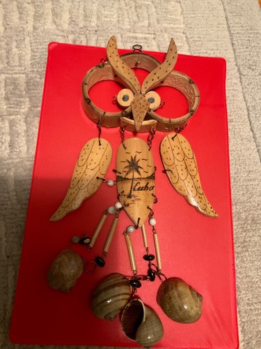 Vintage eulen windspiel - vintage, eulen-windspiel