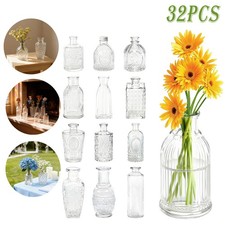 32 Stück Vasenset Glasvasen