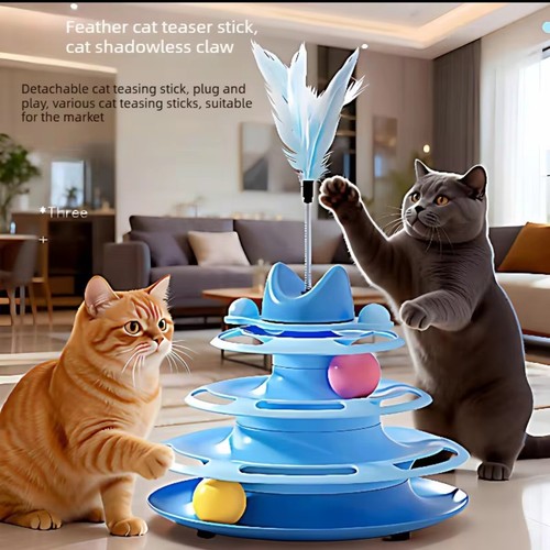 Katzen drehspielzeug mit - katzen-drehspielzeug,