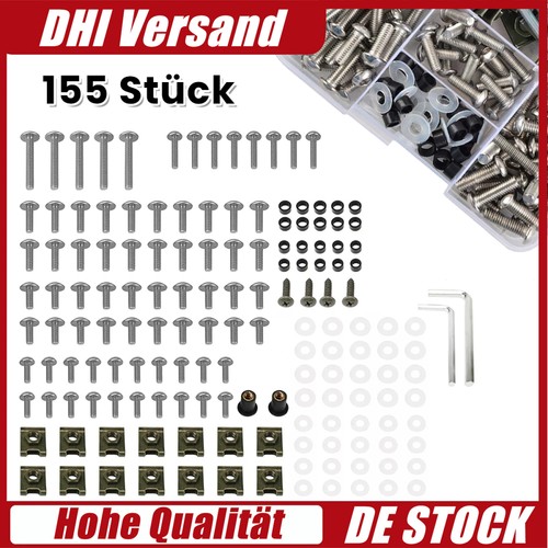 155 teilig edelstahl motorrad - edelstahl,