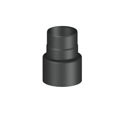Jeremias Reduzierung Ofenrohr/ Rauchrohr Ø 150-120 mm | schwarz