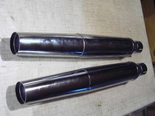 Harley, Auspuff, Schalldämpfer mit  Nr. 65231-...Neu, verchromt, Replika, Paar,