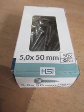 Marken Edelstahl Holzschrauben halbrundkopf 5x50mm  / Aktion Ma1