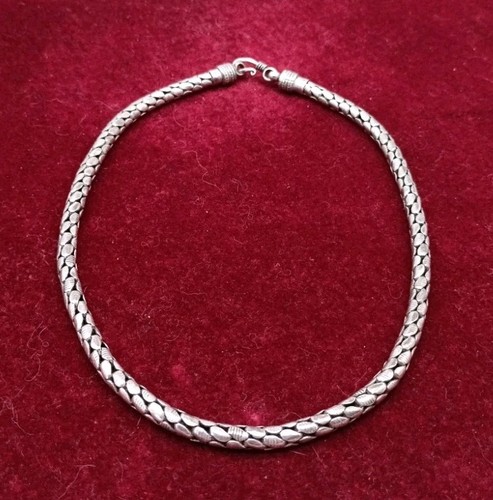 Schlauchkette 925 antik - , silber