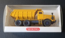 WIKING 866 39 33 - KAEBLE Muldenkipper gelb (Modellauto H0 1:87)