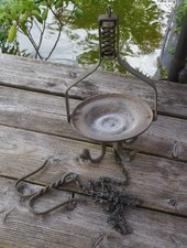 Kauenhaken mit Kette für die Bergmann-Kleidung - Bergbau-Sammlungsauflösung