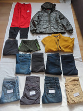 JUNGEN  BEKLEIDUNGSSPAKET  GR. 146 / 152   HERBST / WINTER  13 TEILE  MIT JACKE