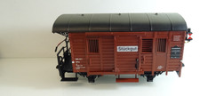 LGB Spur G 31190 gedeckter Güterwagen Stückgut mit Schlussbeleucht in OVP PK2394