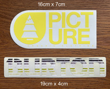 2 Aufkleber Sticker Burton