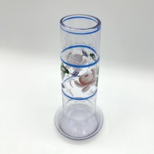 Alte Vase Glas Handbemalt