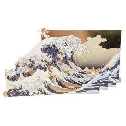 Grußkarte ukiyo e - grußkarte, xl
