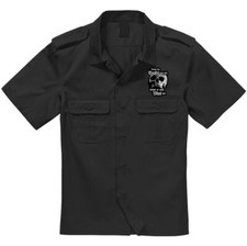 Herren Armee Hemd Kurzarm