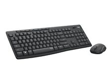 920-009800 LOGITECH MK295 Tastatur+Maus QWERTY US kabellos schwarz
