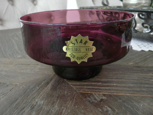 Star kleine flache glasvase - star,