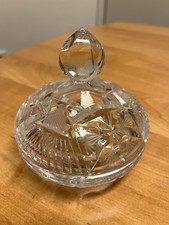 Schmuckkästchen Glas rund Aufbewahrung