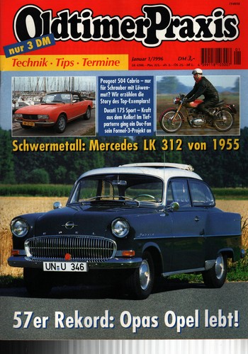 Zeitschrift oldtimer praxis 1 - zeitschrift,