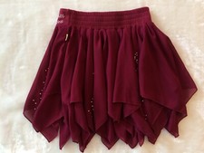 Pezzo D´Oro Rock Mädchen Gr. 134 (9 J), NP 59,90 €, bordeau, wNEU, Glitzersteine