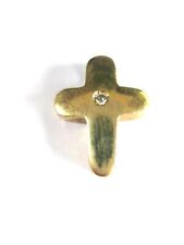 Anhänger Kreuz Gold 585 mit Brillant, 1,64 g