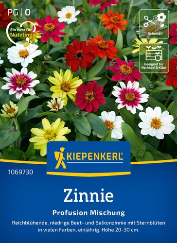 Kiepenkerl blumensamen zinnie - blumensamen,
