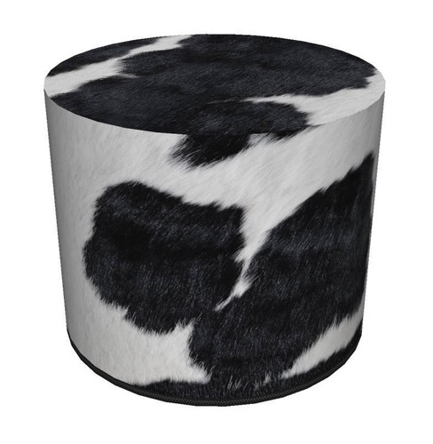 Runde dekorative pouf - runde,