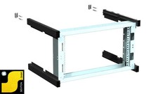 Rack Magic 6HE Wandverteiler 400mm Tiefe - 48,3cm( 19 Zoll 19" ) Rackrahmen W