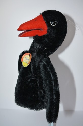 Steiff handpuppe hucky rabe - steiff,