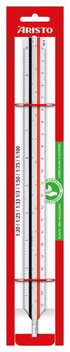Dreikantmaßstab 30cm aristo - dreikantmaßstab,