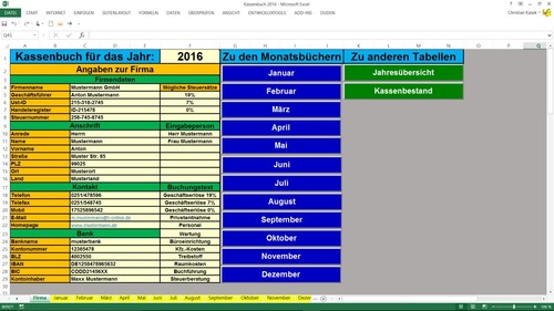 Kassenbuch und