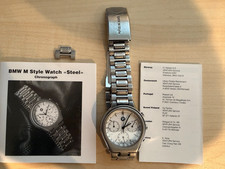 BMW M-Style Uhr Watch- extrem seltenes Sammlerstück-reparaturbedürftig!