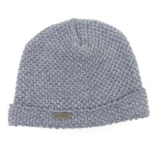 STAPF Mütze Strick Knit Grau Merino Gr. L