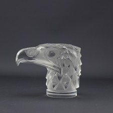 Rene Lalique tete d'aigle Auto Maskottchen Adlerkopf Motorhaube Ornament um 1928