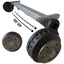 1350kg Anhänger Achse gebremst - A= 1200mm - C= 1650mm - Radanschluss 5x112