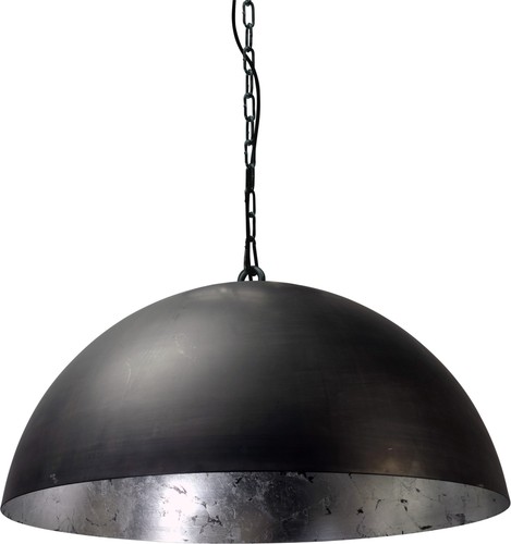 Xxl hängelampe grau metall - hängelampe,
