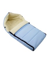 Fußsack aus Lammwolle 90cm Winterfußsack für Kinderwagen Buggy universell Linie