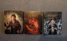 Der Hobbit Extended Edition 3D Bluray Steelbook, Teil 1-3