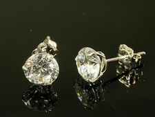 585 weissgold ohrstecker - 585,