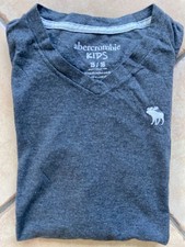 Kurzarmshirt T- Shirt Abercrombie & fitch Kids 15/16 Grau