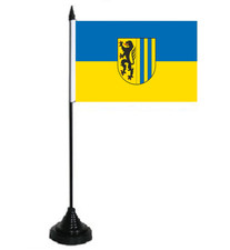 Tischflagge Leipzig Fahne